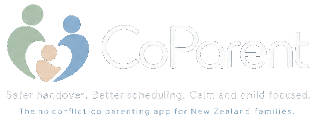 CoParent. Safer handover. Better scheduling. Calm and child focused. The no-conflict co-parenting app for New Zealand families.